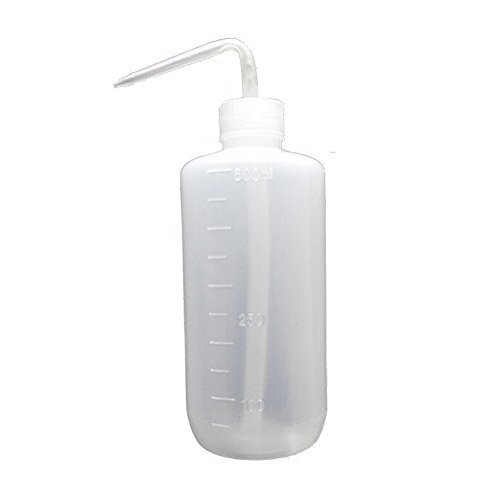 BIPEE 500ml Safety Wash Bottle, Narrow Mouth, Plastic, Pack of3 - Thumbnail 2