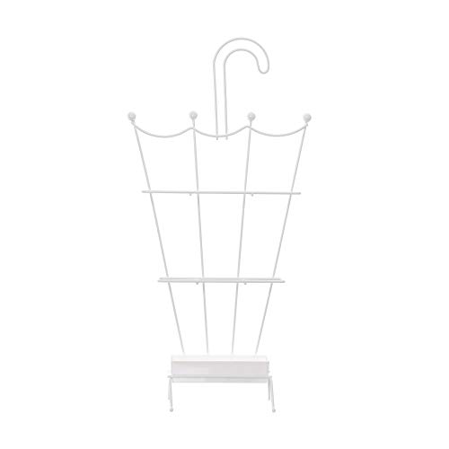 Suporte para Guarda-Chuva, Metaltru, Branco com Branco
