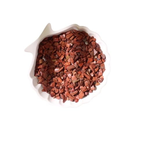 Image of Red Jasper Chips Stone for Reiki, Meditation, Vastu (50 Gm) | Healing Gemstone for Courage & Mental Clarity | Decorative Crystals for Spiritual Home Decor | DIY Jewellery Making & Home Decoration