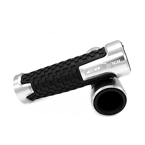 Poignées de guidon moto 22mm pour CRF1100L en alu CNC et caoutchouc antidérapant
