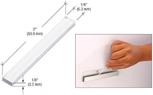 Miniatura 2 de CRL Bloques de ajuste de plástico transparente de 18" x 14" x 2" - PSB125 - 100 piezas