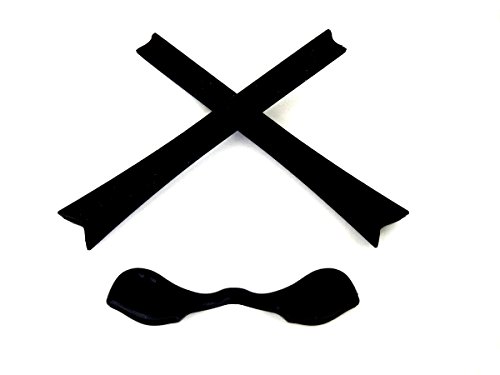 Galaxy Nose Pads & Earsocks Rubber Kits For Oakley Radar Path,Radar Pitch,Radar Range,Radar Edge Black