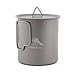 TOAKS Titanium 450ml Cup (0.5mm thickness version) (With Lid)