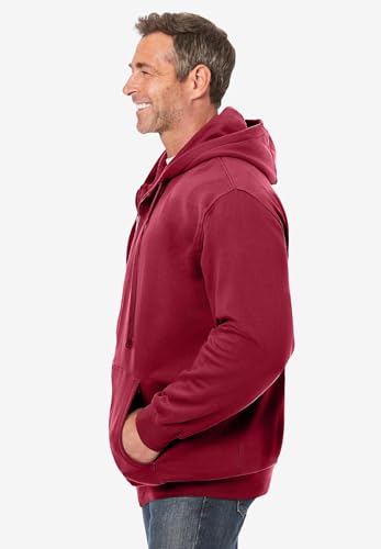 Image of KingSize Men's Big & Tall Fleece Zip-front Hoodie Jacket