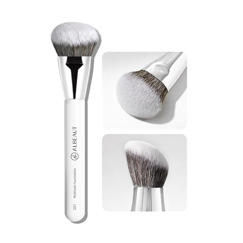 Angled Foundation Brush for Flawless Makeup Application