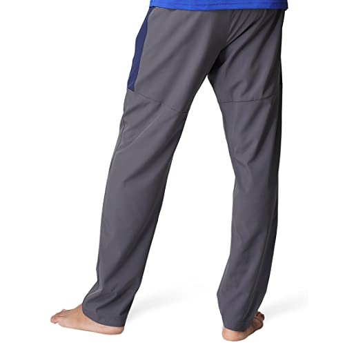 Image of U.S. Polo ASSN. Men's Regular Fit Mid Rise Elasticised Waist Panelled 1781 Lounge Regular Track Pants (Pack of 1)