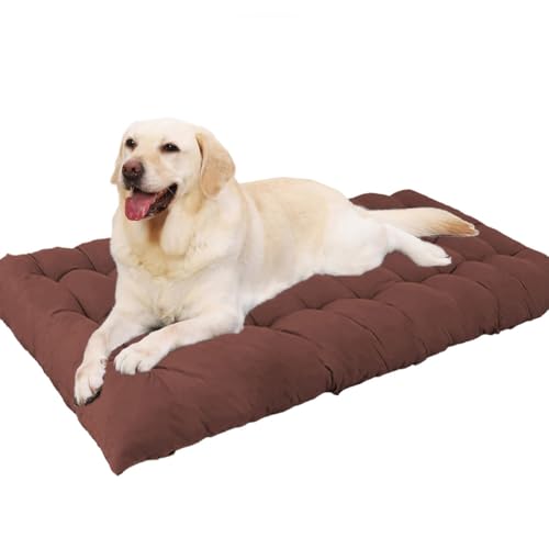 Lit apaisant lavable GGoty marron 150cm pour chiens de grande taille