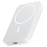 MagSafe対応 Uzantoo モバイルバッテリー 10000mAh 大容量 ワイヤレスモバイルバッテリー マグネット式 マグセーフ充電器 【2台同時充電可能 急速充電 15W ワイヤレス充電/20W Type-Cポート出力/PD対応】PSE技術基準適合 軽量 薄型・持ち運び便利 災害/旅行/出張/停電対策/緊急用必携 iPhone15/14/13/12シリーズ 対応(ホワイト) image