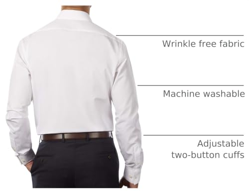 Image of Van Heusen Mens Dress Shirt Regular Fit Poplin Solid