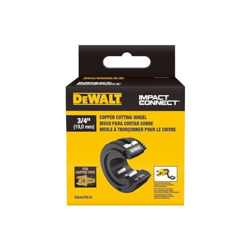 Impact Connect Copper Cutter Wheel, Tube Cutter Wheel, 3/4 inch () - DeWalt DWACPR34