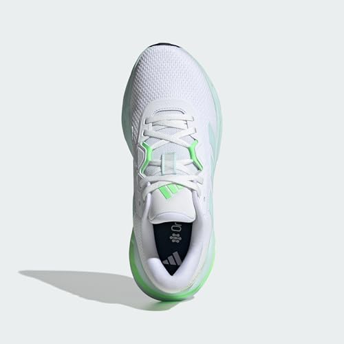 adidas Kobiety Galaxy 7 Running Shoes, Cloud White/Halo Mint/Lime Burst, 42 2/3 EU