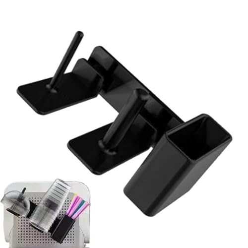 Generico Organizador De Tapa De Taza - Estante Dispensador De Paja | Soporte De Almacenamiento De Bebidas, Organizador De Encimera Para Estaciones De Bebidas, Buffet, Suministros De Mesa P
