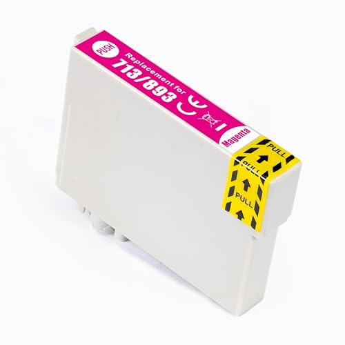 Go Inks Compatible T0713 Magenta Ink Cartridge - 1 Pack replacement for Epson Stylus Printers - 13.5ml - 1x Magenta