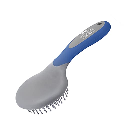 Harrison Howard ShineWell Humanized Design Non-Slip Ultra-Soothing Mane and Tail Brush for Horse