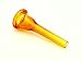KELLY-MC - Medium-Cup French Horn Lexan-Mouthpiece - Crystal-Orange
