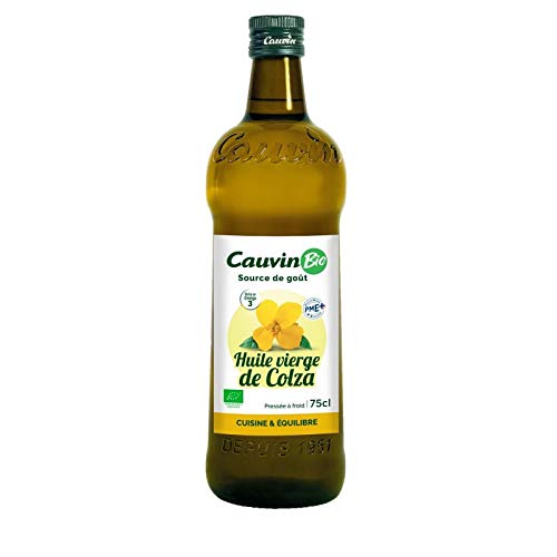 CAUVIN - Huile De Colza Biologique 75Cl - Lot De 3 - Vendu Par Lot