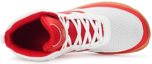 Image of Sisttke Mens Wrestling Shoes Boxing Shoe | Wide Zero Drop Sole, Mid Top,Weightlifting,Powerlifting,Bodybuilding,Fitness,Lightweight,for Competition & Training