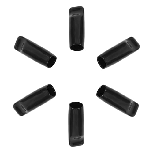 Amosfun 6 Piezas Tapa Anti-Goteo para Dispensador de Jugo y Bebidas, Color Negro, Material PVC, Protección Estable y Limpieza Fácil, Adecuado para Bares y Cafeterías