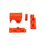 Worker Mod Front and Side Rail Adapter Picatinny Base Set for Nerf Stryfe Color Orange