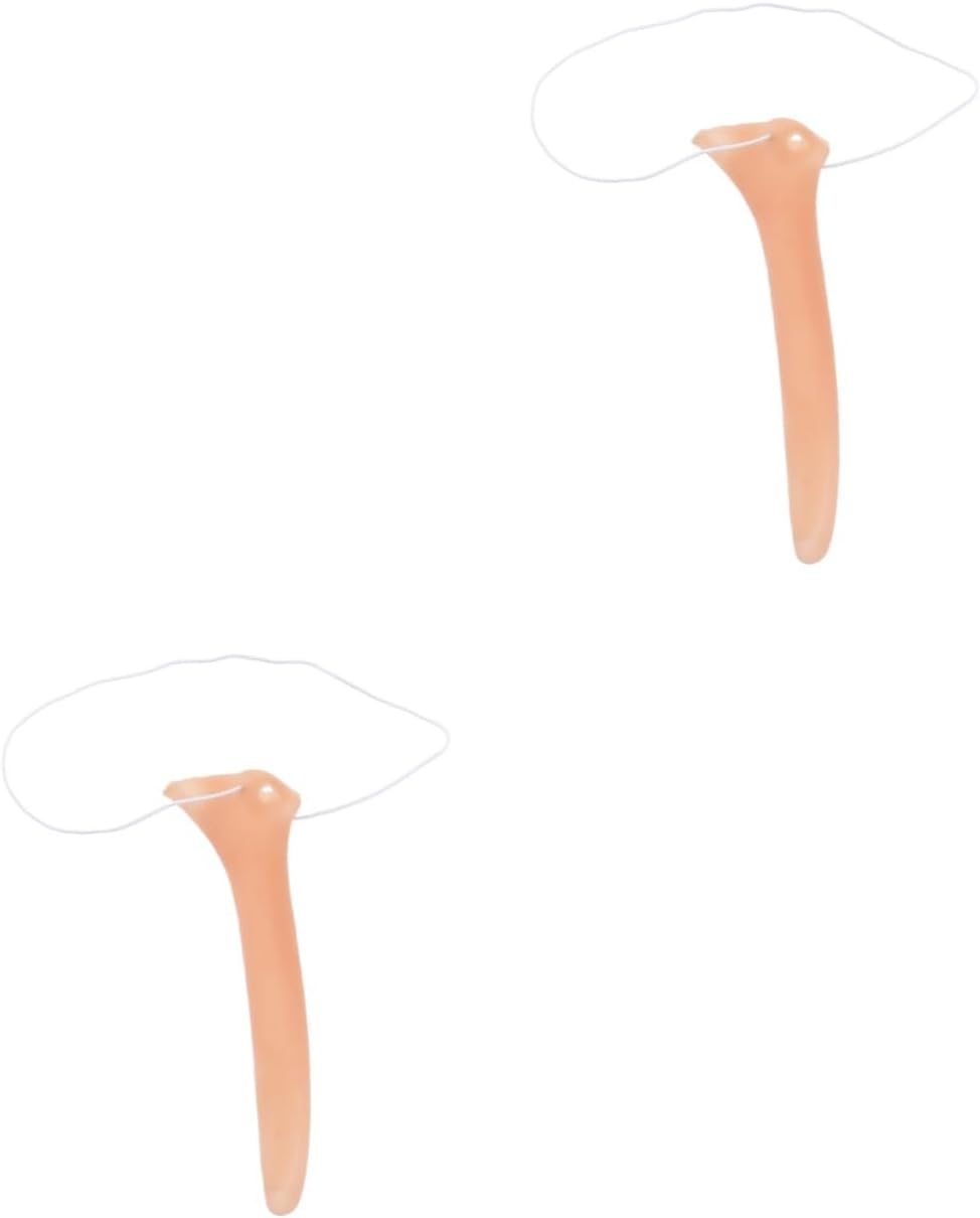 BRIGHTFUFU 2pcs Costume Long Nose Big Nose Costume Long