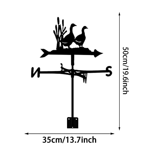 Outil de mesure du vent de chasse en métal avec indicateur de direction