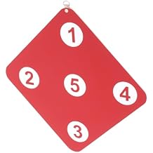 Fencing Target for Practice Wall-Mounted Dual-Sided Puncture-Resistant Red Training Equipment Versatile Skill Improvement Tool for Indoor and Outdoor Use