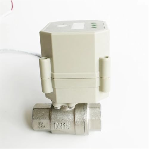 Vanne motorisée DN15 haut rendement en acier inoxydable SS304 robuste - 5