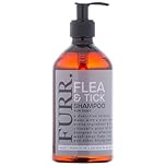Furr Flea Shampoo for Dogs 500ml Tick and Mite Dog Treatment, Suitable for Smelly Puppies from 6 Weeks, Contains Neem Oil, PH Balanced, Vegan, Cruelty Free, Kills Bad Odours