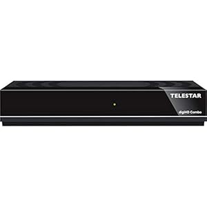 TELESTAR digiHD Combo DVB-C HD / DVB-T2 HD-receiver (HDTV kabelontvanger, DVB-T2 HD HEVC/H.265, HDMI, USB) zwart
