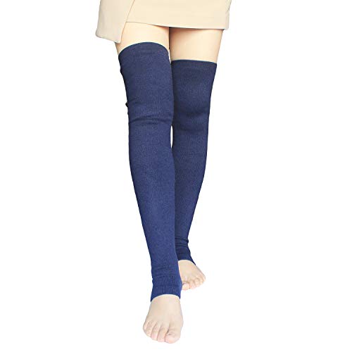 Share Maison Women's Cashmere Wool Winter Warm Knitted Over Knee High Boots Long Socks Stockings Leg Warmers
