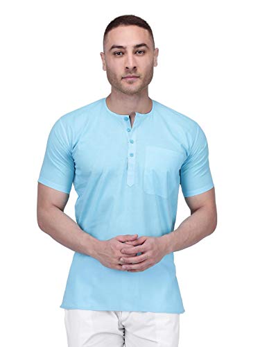 Image of Rajubhai Hargovindas Mens Casual Cotton Straight Kurta