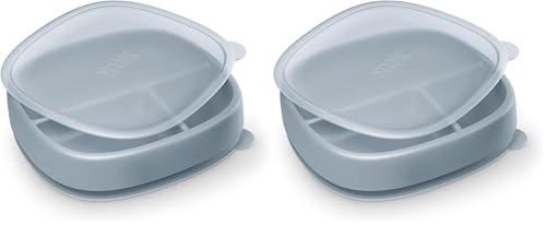 NUK Suction Plate | with Lid | Pack of 2 | for Nature Series