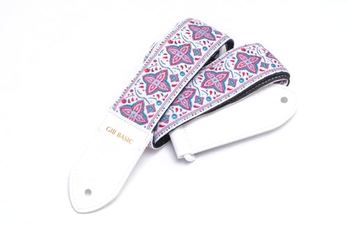 GIB BASIC/Colorly Straps (BLUE × RED)色で選ぶギター・ベース用ストラップ 89-153cm×5cm