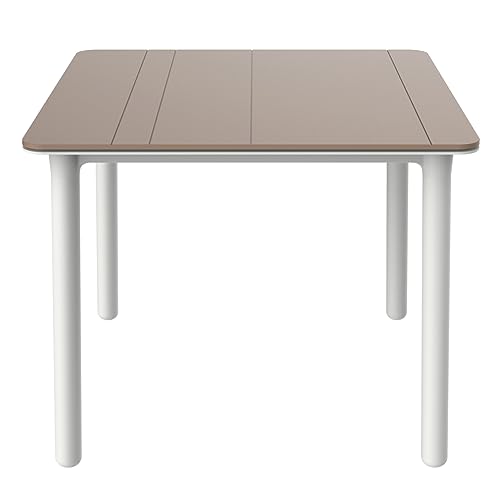 Resol Noa Table Carrée Intérieure, Extérieur 90x90 | Jardin, terrasse, Balcon, Salon, Cuisine, Salle à Manger | Design, léger, Polyvalent | 2-4 Personnes...