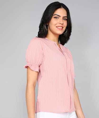 Image of Stylistico Summer Puff Half Sleeve Formal Top for Office wear Women Short Tops for Party Stylish Western Top Casual top for Womens Tops for Jeans