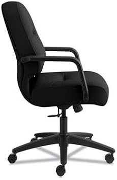HON HON2092CU10T Pillow-Soft Mid-Back Chair, Black CU10