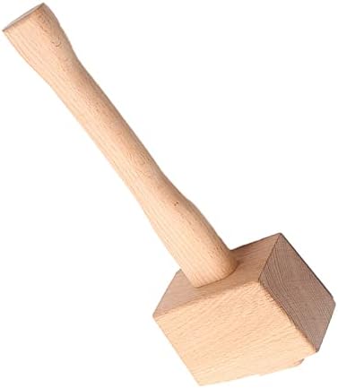 Professional Wooden Mallet Hammer - Large Carpenter Tool For Woodworking & Furniture Assembly