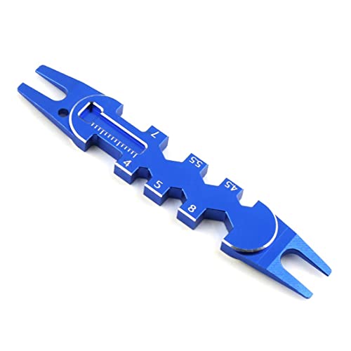 Dariokki Multifunktions-RC-Spezialwerkzeug 4/4,5/5/5,5/7/8 Mm Schraubenschl¨¹Ssel Kugelgelenk-Werkzeuge Kugelkopf-Entferner f¨¹r RC-Auto-Drohnen-Bootswerkzeuge,2