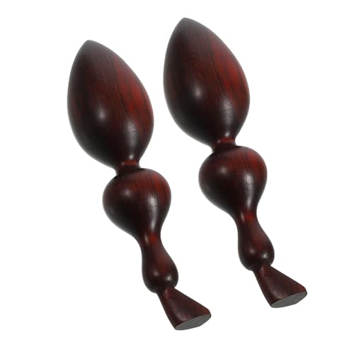 POPETPOP Palo de Masaje de Madera Púrpura 2 Piezas Tamaño Grande Herramienta Portátil para Reflexología y Masaje de Puntos Gatillo Adecuado para Relajación Corporal
