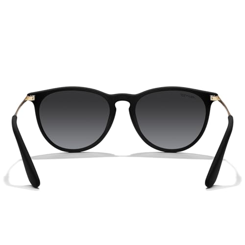 MERRY'S Vintage Polarized Sunglasses for Women Men Retro Round Mirrored Lens Sun glasses UV4004