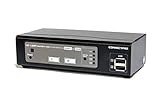ConnectPRO UD-12AP+HDMI – 2-Port USB + HDMI KVM Switch w/Audio Package (10 ft HDMI Cable Kit w/IR Remote)