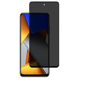Película Privacidade Anti Spy De vidro Para Xiaomi Poco M4 Pro (Tela 6.43) (C7COMPANY)