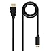 Produktbild Nanocable 10.15.0901 - HDMI Kabel zu Mini HDMI High Speed V1.3B, A/M-C/M, männlich-männlich, schwarz, 1.0 mts