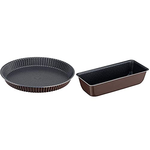 Tefal Perfectbake Moule A Tarte 30cm Aluminium 100% Recyclé J5548402 & Perfectbake Moule A Cake 28cm Aluminium 100% Recyclé J5547302