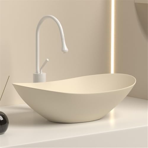 Lavabo de cerámica para baño exclusivo estilo vanity elegante 4