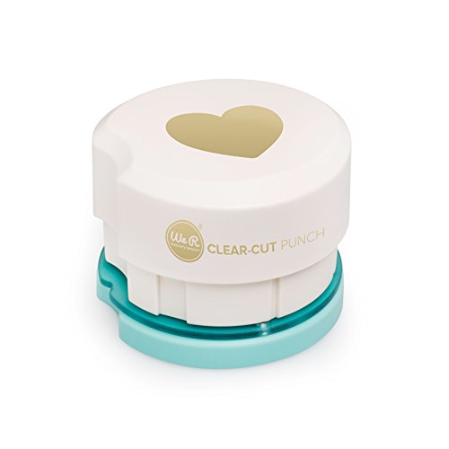 We R Memory Keepers 0633356607083 Punch Board & Punch-Clear-Cut-Heart, 2"