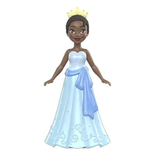 Image of Disney Princess Toys, 6 Posable Small Dolls, 12 Signature Fashions and 6 Accessories Inspired by Disney Movies, Gifts for Kids