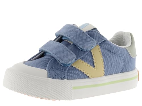 victoria Zapatillas Unisex Tribu Lona & Tiras Adherentes 1065189 para Niños Jeans 33