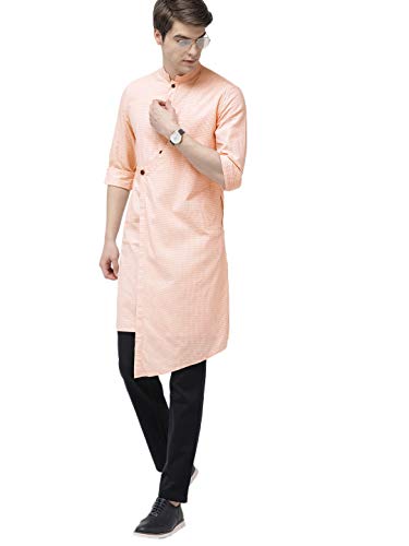 Image of The Indian Garage Co Men's Cotton Regular Fit Regular Kurta