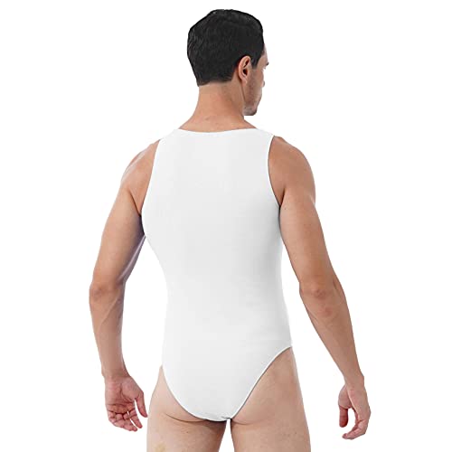 Lejafay Men's Wrestling Singlet Athletic Leotard Briefs Sport Bodysuit Undershirts Leotard Top3